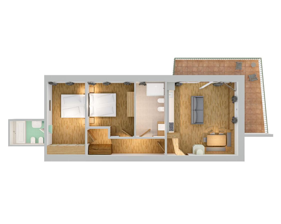 Residence Villa Aquila-Adler Ortisei Esterno foto